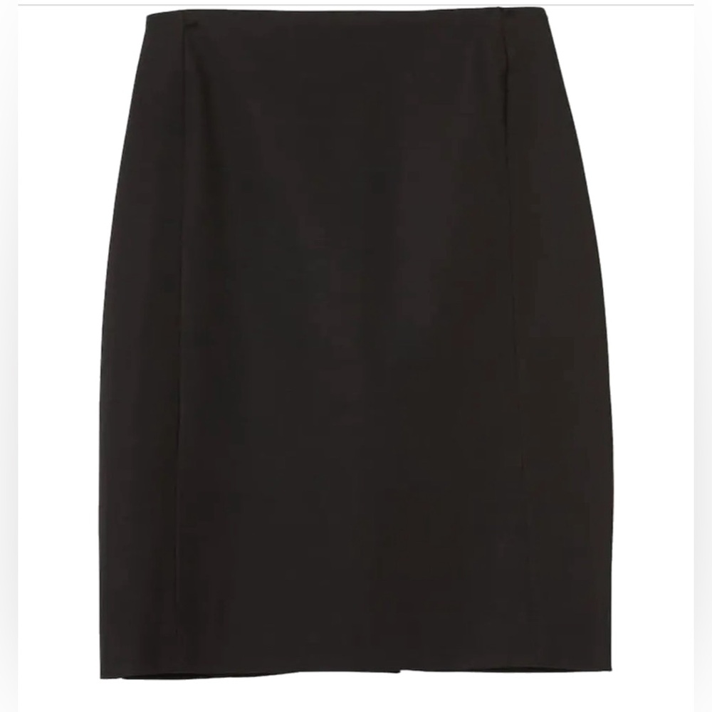 🦋 3/$9 Banana Republic black pencil skirt size 6 petite